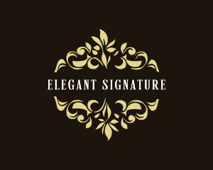 Elegant Floral Boutique logo design