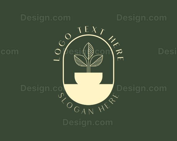 Leaf Sprout Plant Logo