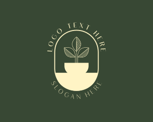 Leaf Sprout Plant Logo