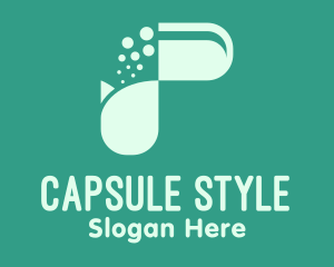 Medicine Capsule Pill logo design