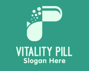 Medicine Capsule Pill logo design