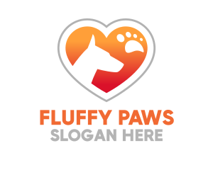 Dog Paw Veterinary logo design