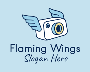 Camera Photographer Wings  logo