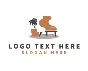 Seat - Sofa Seat Furniture logo design