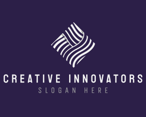 Creative Startup Waves logo design