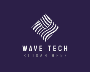 Creative Startup Waves logo design