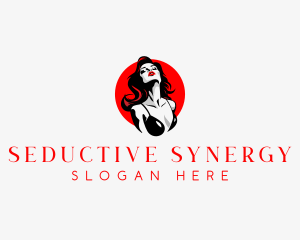 Seductive Sexy Girl logo design