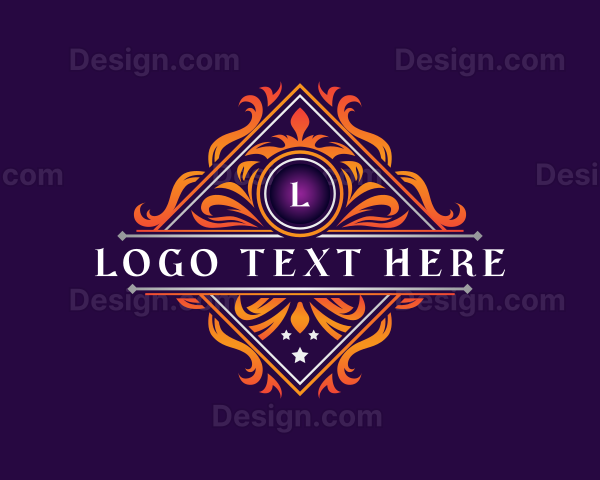 Elegant Decorative Crest Logo