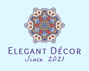 Mandala Yoga Decor  logo design