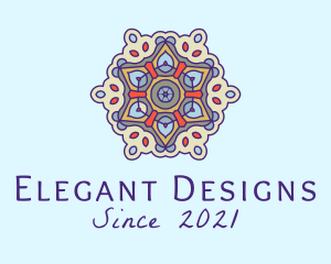 Mandala Yoga Decor  logo design