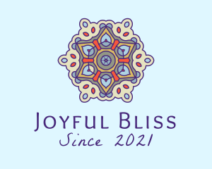 Mandala Yoga Decor  logo design