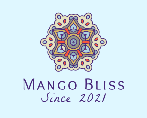 Mandala Yoga Decor  logo design