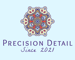 Mandala Yoga Decor  logo design