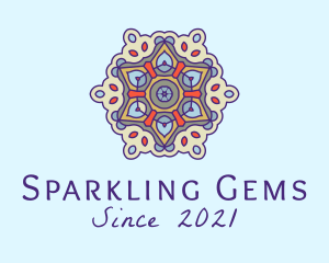 Mandala Yoga Decor  logo design