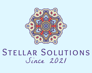 Mandala Yoga Decor  logo design