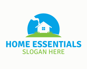 Home Lawn Service logo design