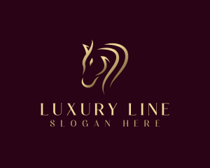 Luxury Equine Horse logo design