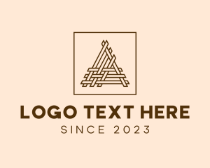 Fabric - Woven Textile Fabric logo design