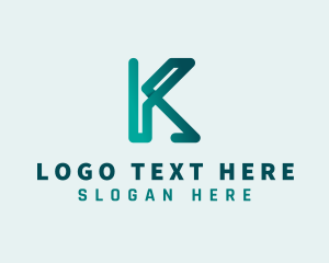 Generic Modern Business Letter K logo