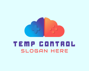 Cloud Controller Joypad logo design