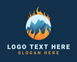 Hot & Cold Mountain Logo