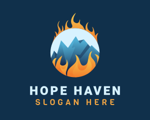 Hot & Cold Mountain logo