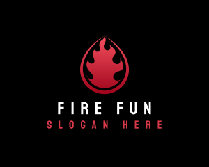Diesel Gas Fire  logo