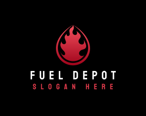 Diesel Gas Fire  logo