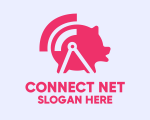 Pink Wifi Pig logo