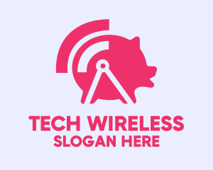 Pink Wifi Pig logo