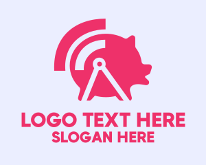 Pink Wifi Pig logo