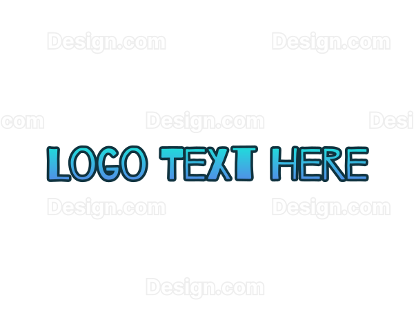 Funky & Comic Wordmark Logo