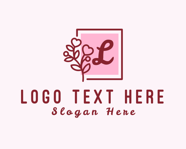 Romantic logo example 4