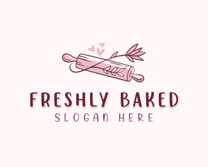 Baker Rolling Pin  logo design