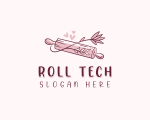 Baker Rolling Pin  logo design