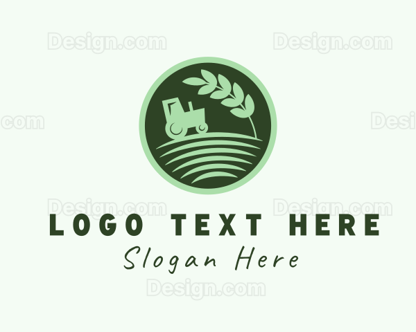 Agri Farm Tractor Logo