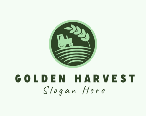 Agri Farm Tractor logo design