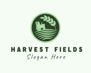 Agri Farm Tractor logo design