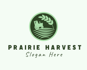 Agri Farm Tractor logo design