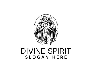 Holy Angel Wings logo