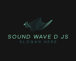 Green Waves Software logo design