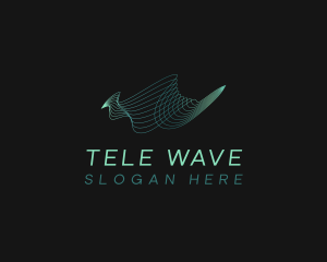 Green Waves Software logo design