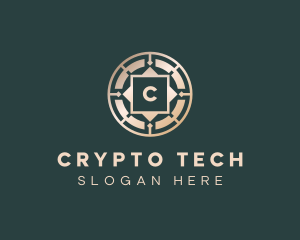 Fintech Cryptocurrency logo