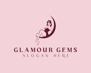 Woman Fashion Salon logo design