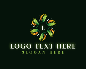 Eco Herb Leaf Logo