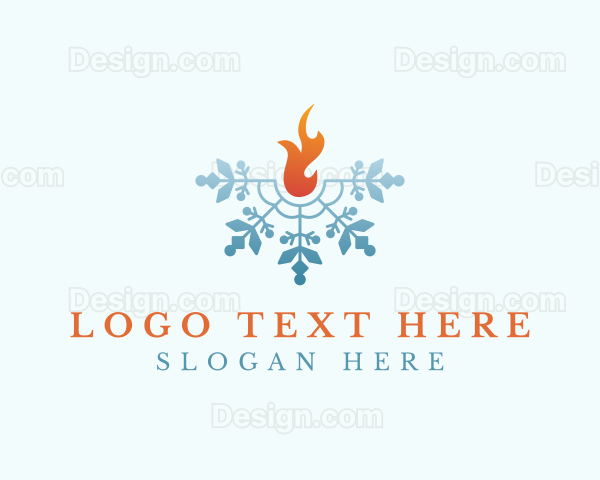 Ice Fire Snow Logo