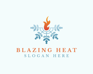 Ice Fire Snow logo design