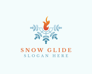 Ice Fire Snow logo design