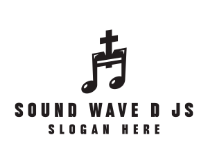 Christian Music Note logo design