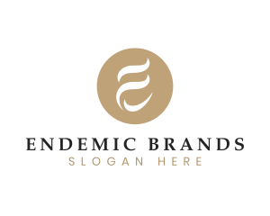 Brand Company Business Letter E logo design